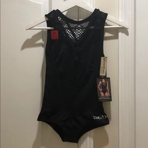 BEBE seamless shaping bodysuit- black